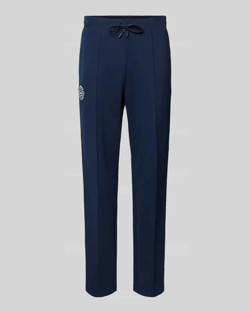 Lacoste Bootcut Fit Jogpants aus reiner Baumwolle Blau
