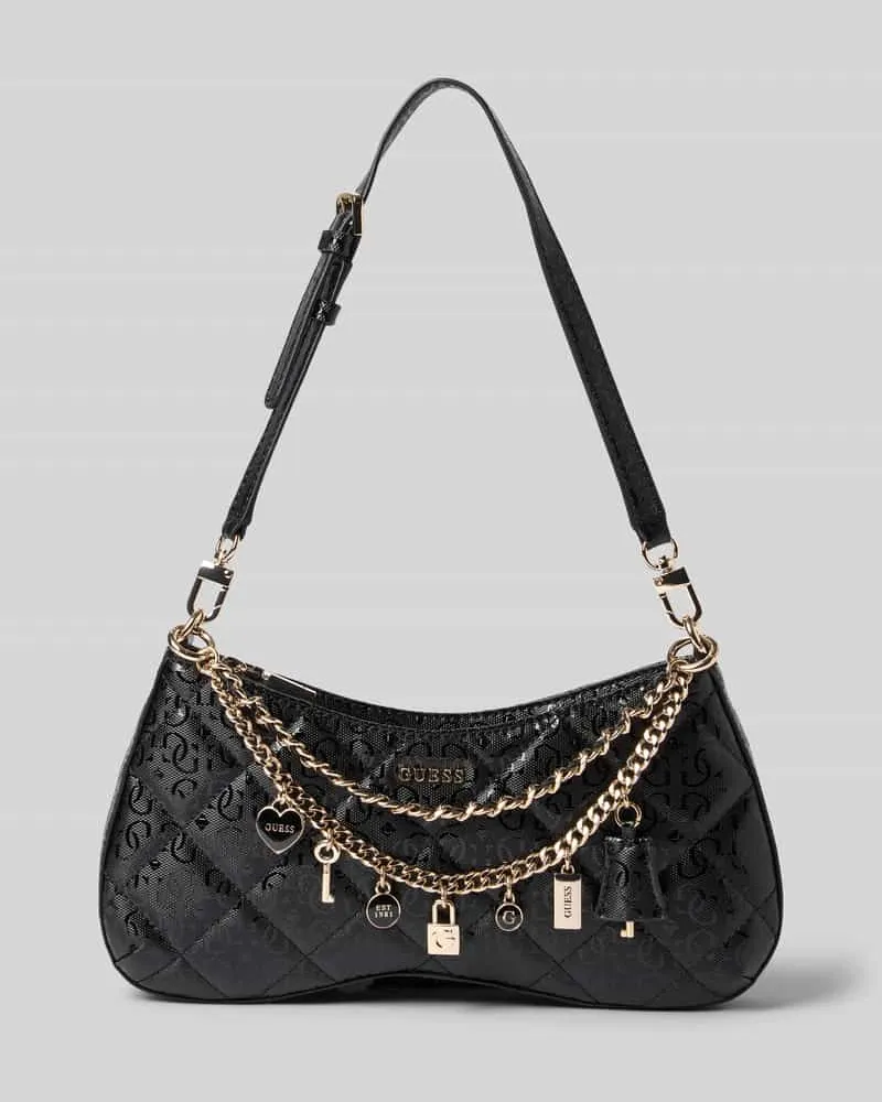 Guess Shoulder Bag mit Logo-Detail Modell 'Libby Black