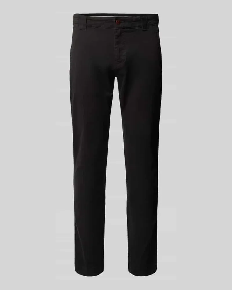 Tommy Hilfiger Regular Fit Chino aus Baumwoll-Mix Modell 'SCANTON Black