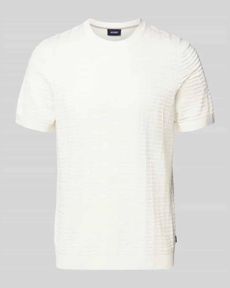 JOOP! T-Shirt mit Label-Detail Modell 'Theor Offwhite
