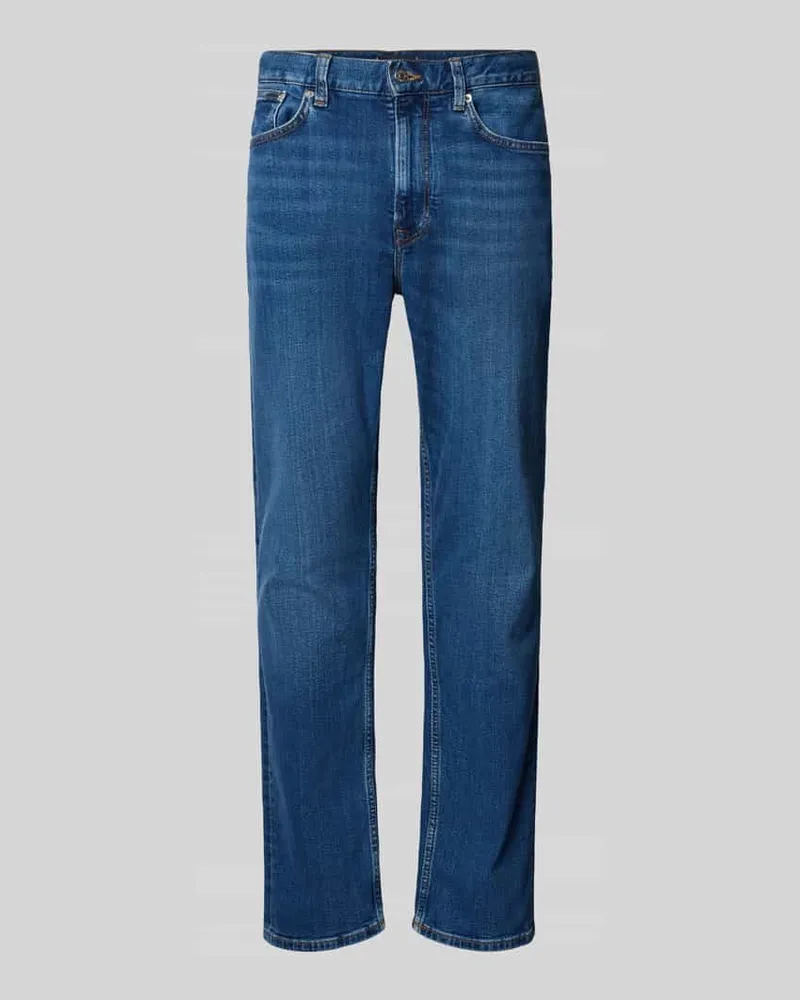Tommy Hilfiger Regular Fit Jeans aus Baumwoll-Mix Jeansblau