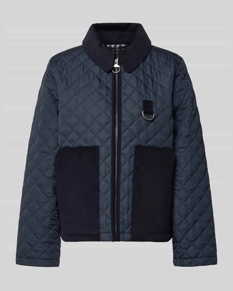 Barbour Regular Fit Steppjacke mit aufgesetzten Seitentaschen Modell 'AYLESBY Marine