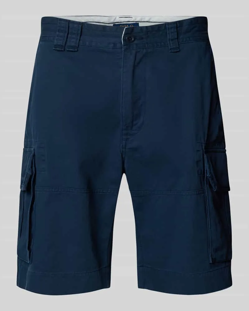 Ralph Lauren Baggy Fit Cargoshorts mit Eingrifftaschen Modell 'GELLAR Marine