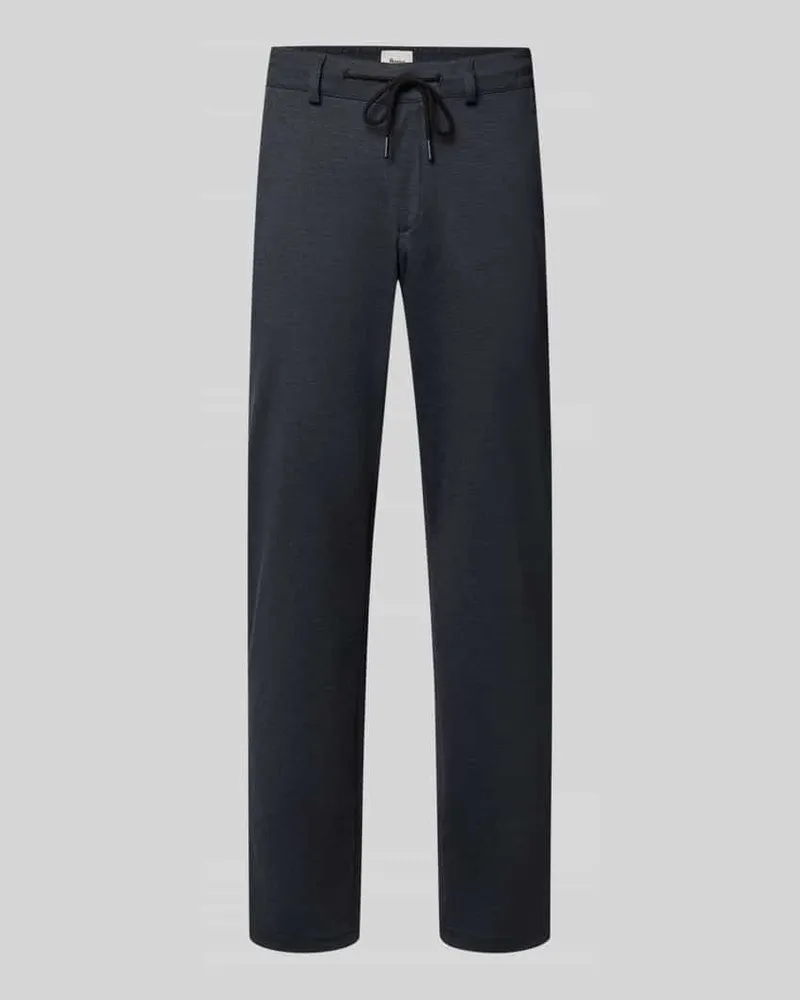 Brax Tapered Fit Jogpants mit Viskose-Anteil Modell 'Phil Marine