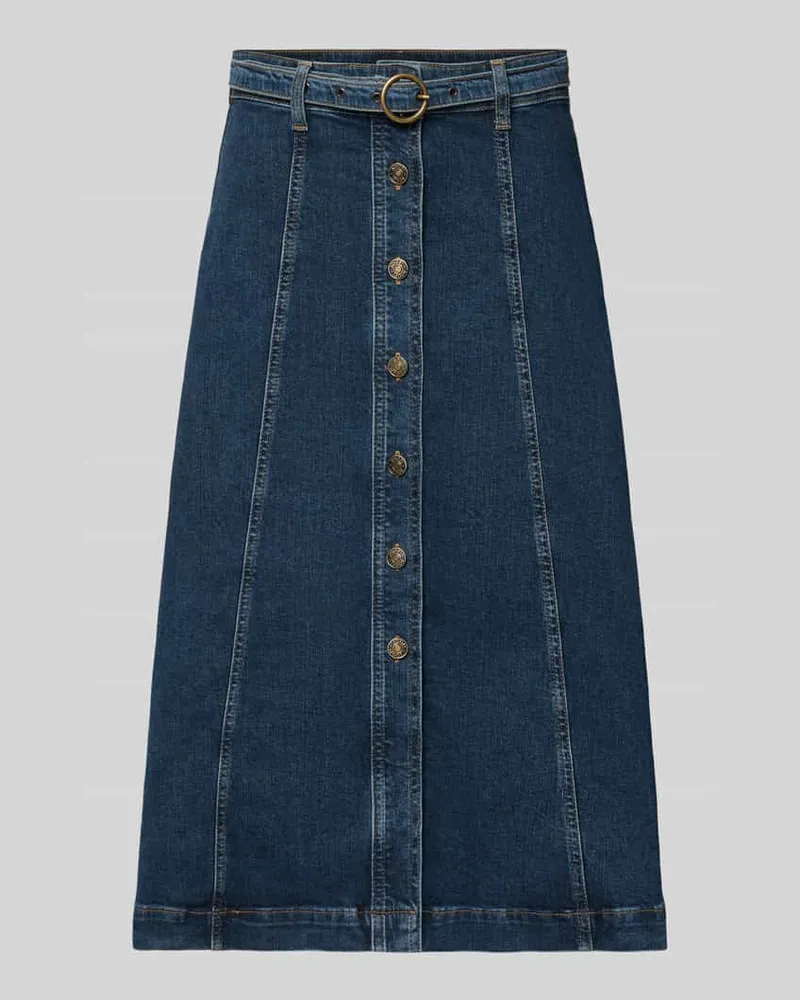 JOOP! Midirock mit Knopfleiste Modell 'Risa Blau