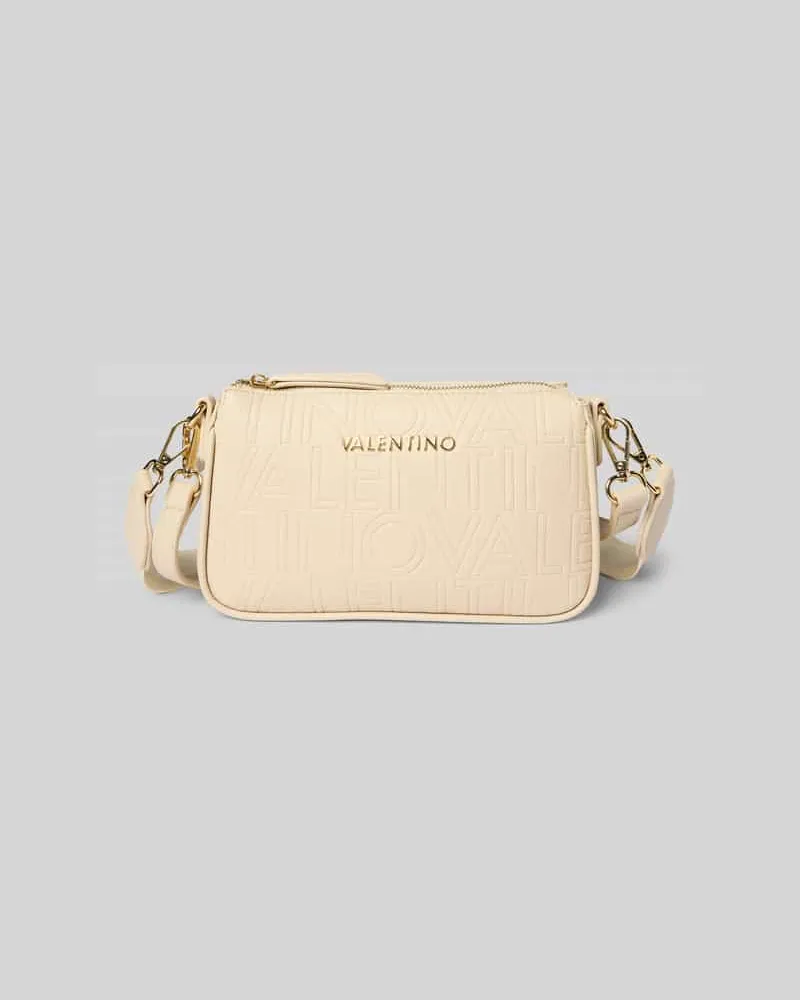 Valentino Garavani Crossbody Bag mit Label-Detail Modell 'PANSY Ecru