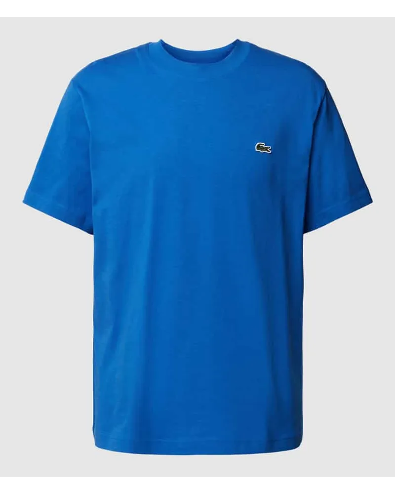 Lacoste T-Shirt mit Rundhalsausschnitt Modell 'BASIC Blau