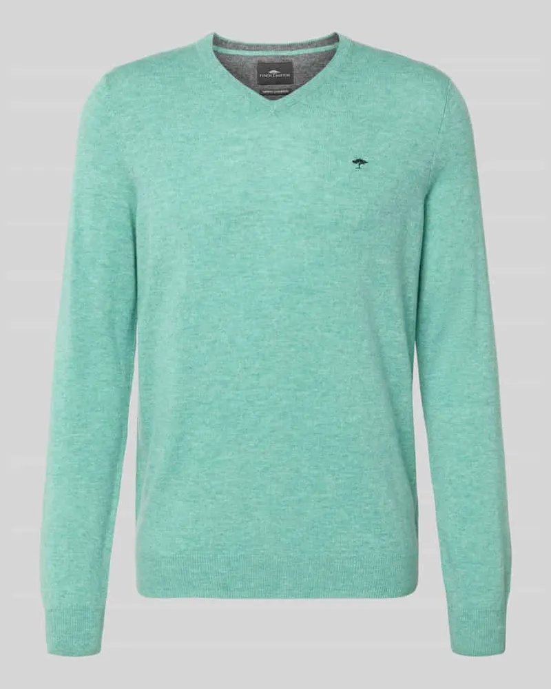Fynch-Hatton Regular Fit Pullover mit Kaschmir-Anteil Modell 'Merino Schilf