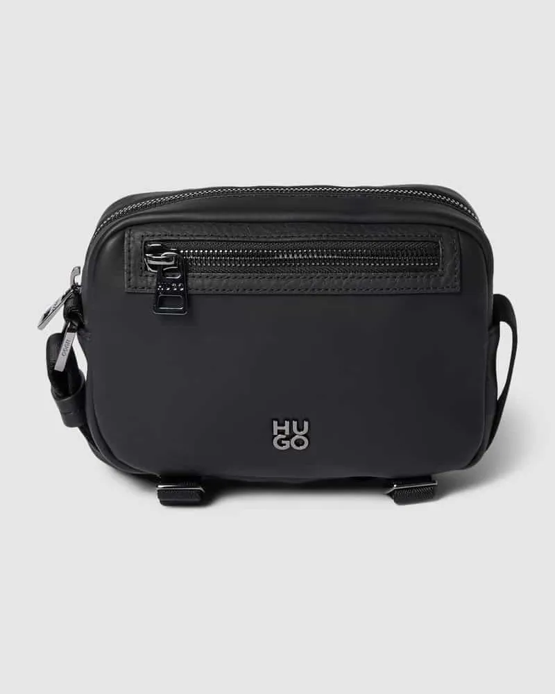 HUGO BOSS Crossbody Bag mit Label-Detail Modell 'Elliott Black