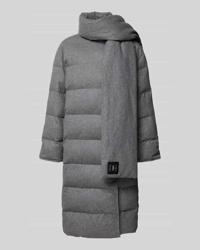 HUGO BOSS Regular Fit Steppmantel mit Wende-Option Modell 'PASHIZA Hellgrau