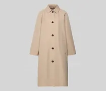 Taillierter Trenchcoat mit Innenmuster