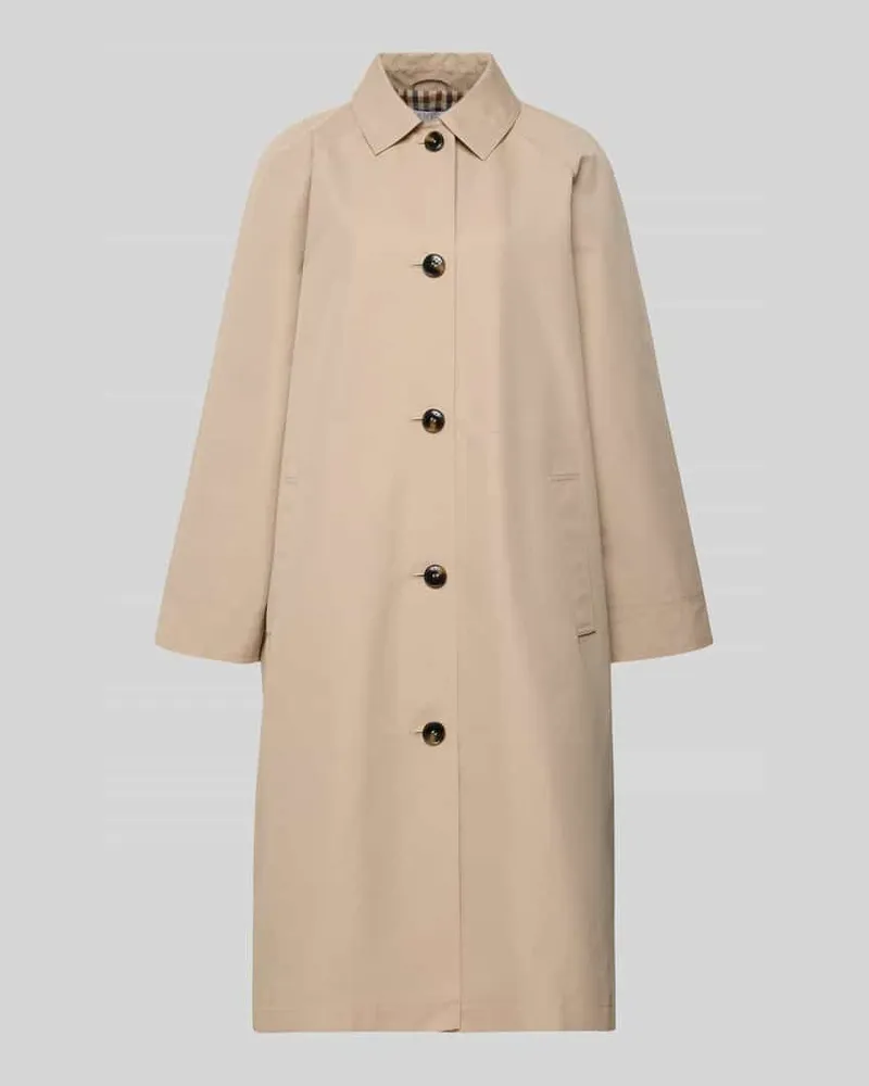 JAKE*S Trenchcoat mit Knopfleiste Ecru