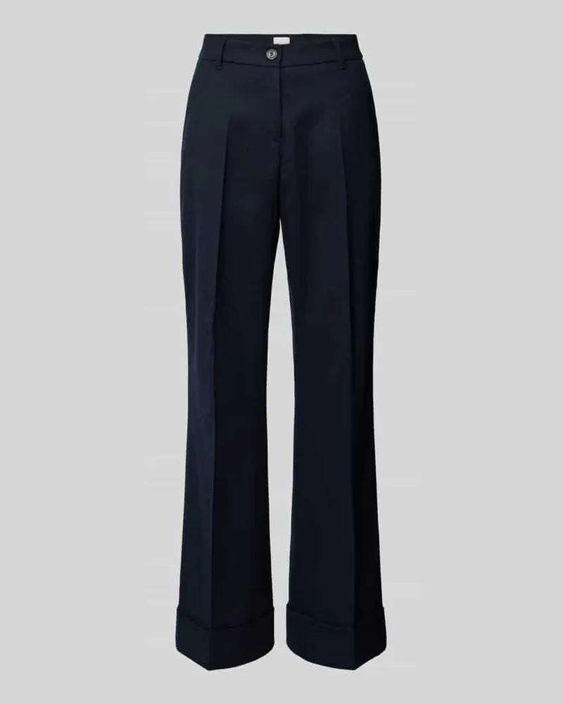 Brax Regular Fit Stoffhose aus Schurwoll-Mix Modell 'STYLE.MAINE Marine