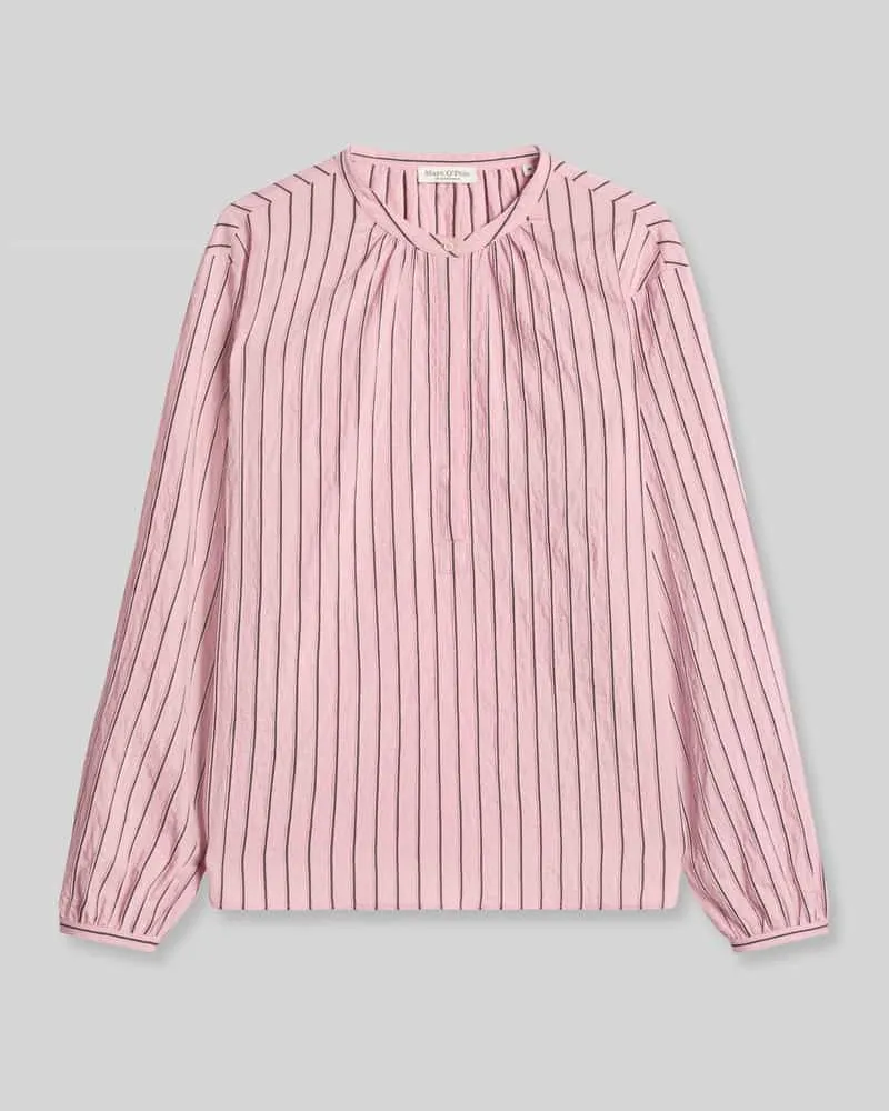 Marc O'Polo Regular Fit Langarmbluse aus Modal-Mix Rosa