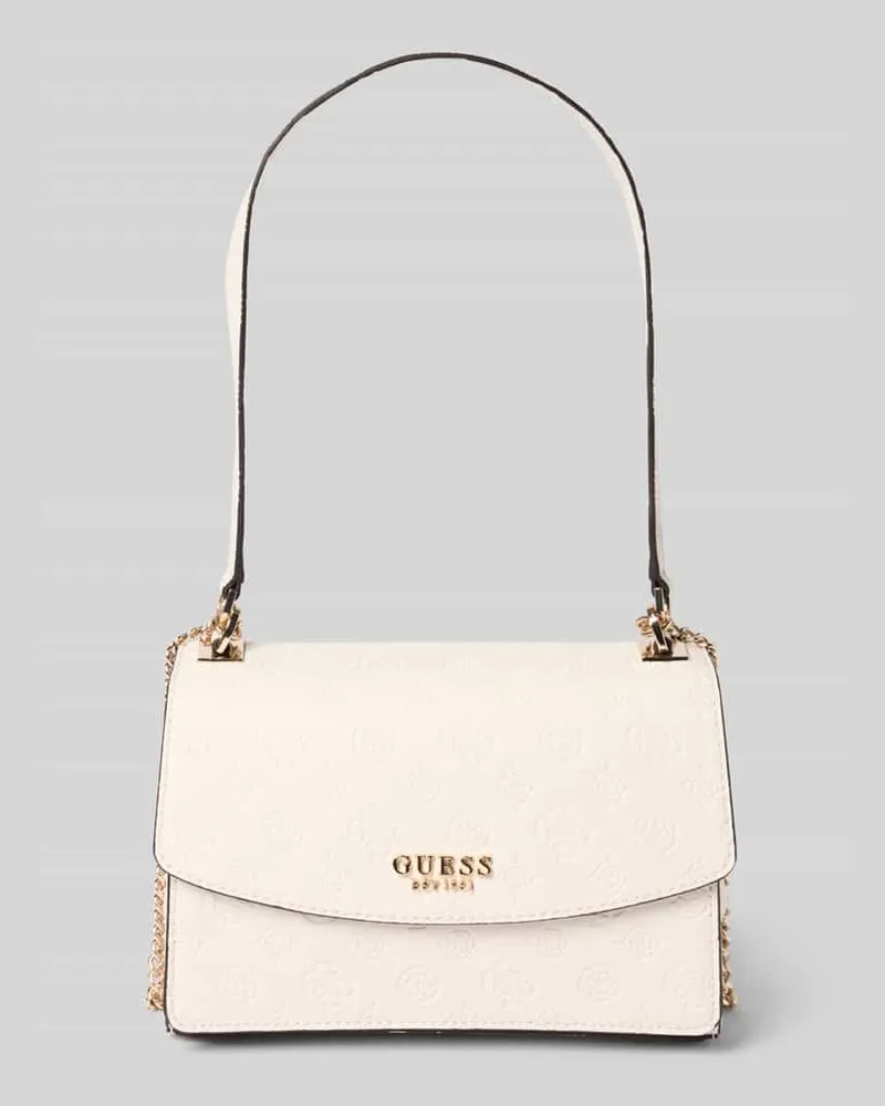 Guess Handtasche mit Label-Applikation Modell 'PHOEBE Offwhite