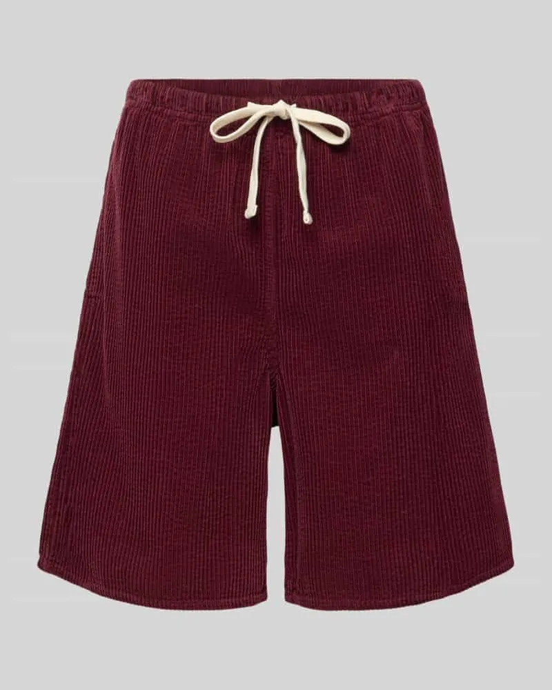 American Vintage Shorts mit elastischem Bund Modell 'PADOW Bordeaux