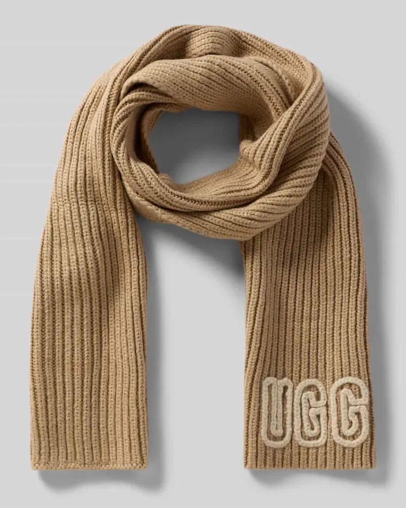 UGG Schal mit Label-Detail Black