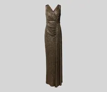 Abendkleid in Wickel-Optik