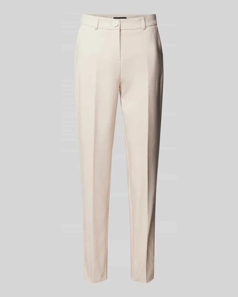 COMMA Chino mit französischen Eingrifftaschen Sand