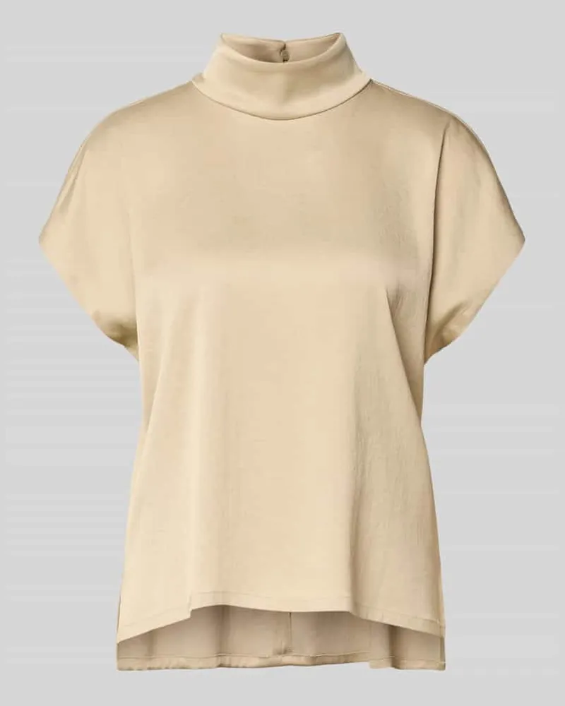 Drykorn Blusenshirt mit Stehkragen Modell 'ALARIA Hellbraun