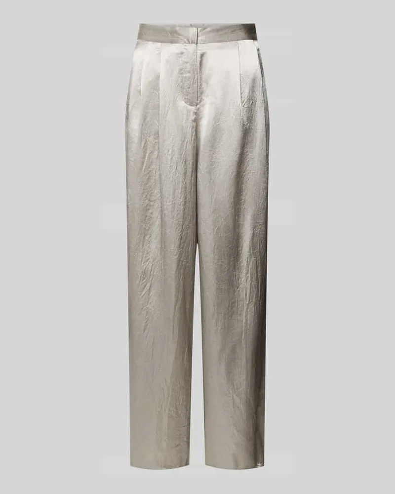 Selected Wide Leg Stoffhose Modell 'SELENE Beige