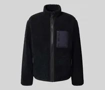 Regular Fit Jacke mit Teddyfell