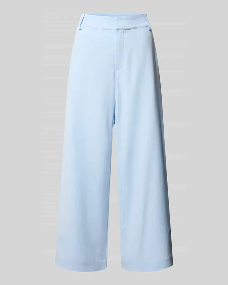 My Essential Wardrobe Wide Leg Hose mit Viskose-Anteil Modell 'Hace Hellblau