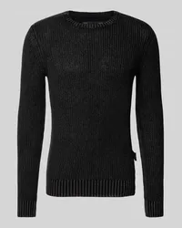 Replay Strickpullover mit Label-Detail Black