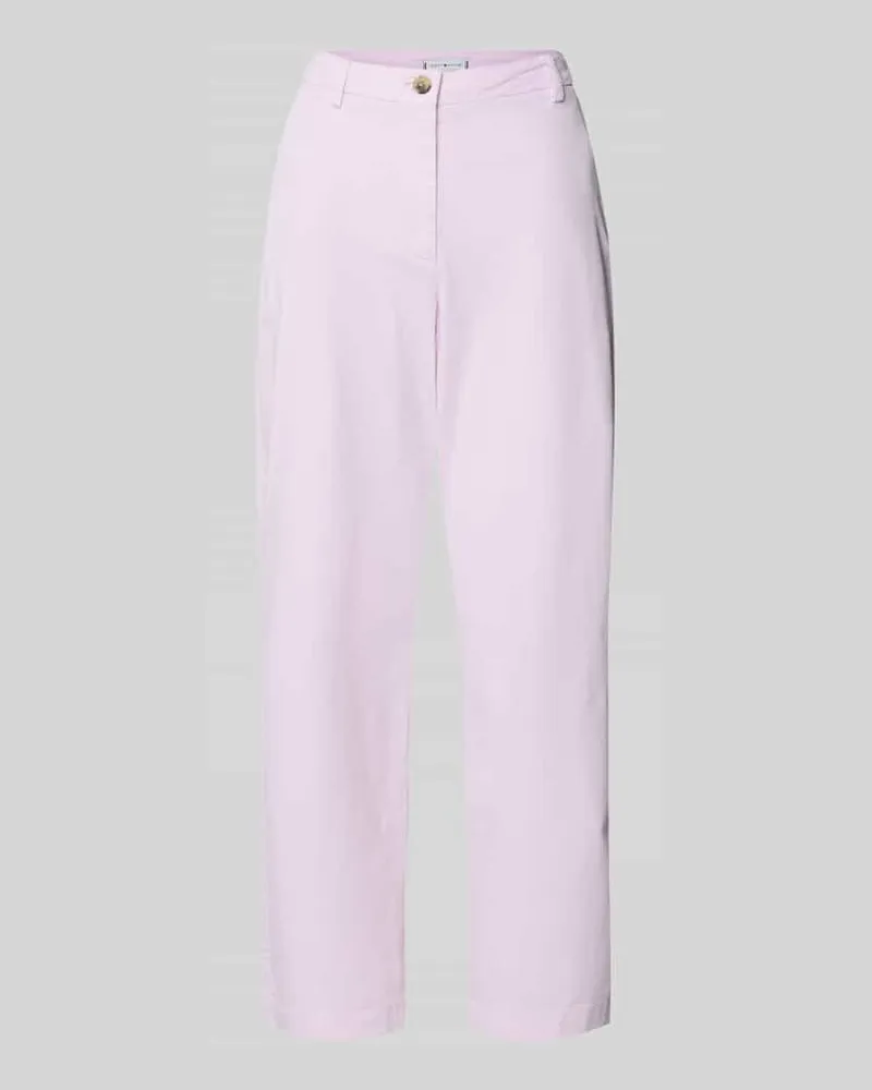 Tommy Hilfiger Slim Fit Chino aus Baumwoll-Mix Rosa