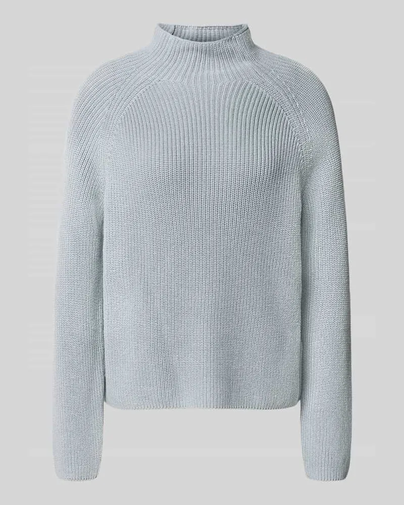 Marc O'Polo Regular Fit Pullover aus reiner Baumwolle Hellblau