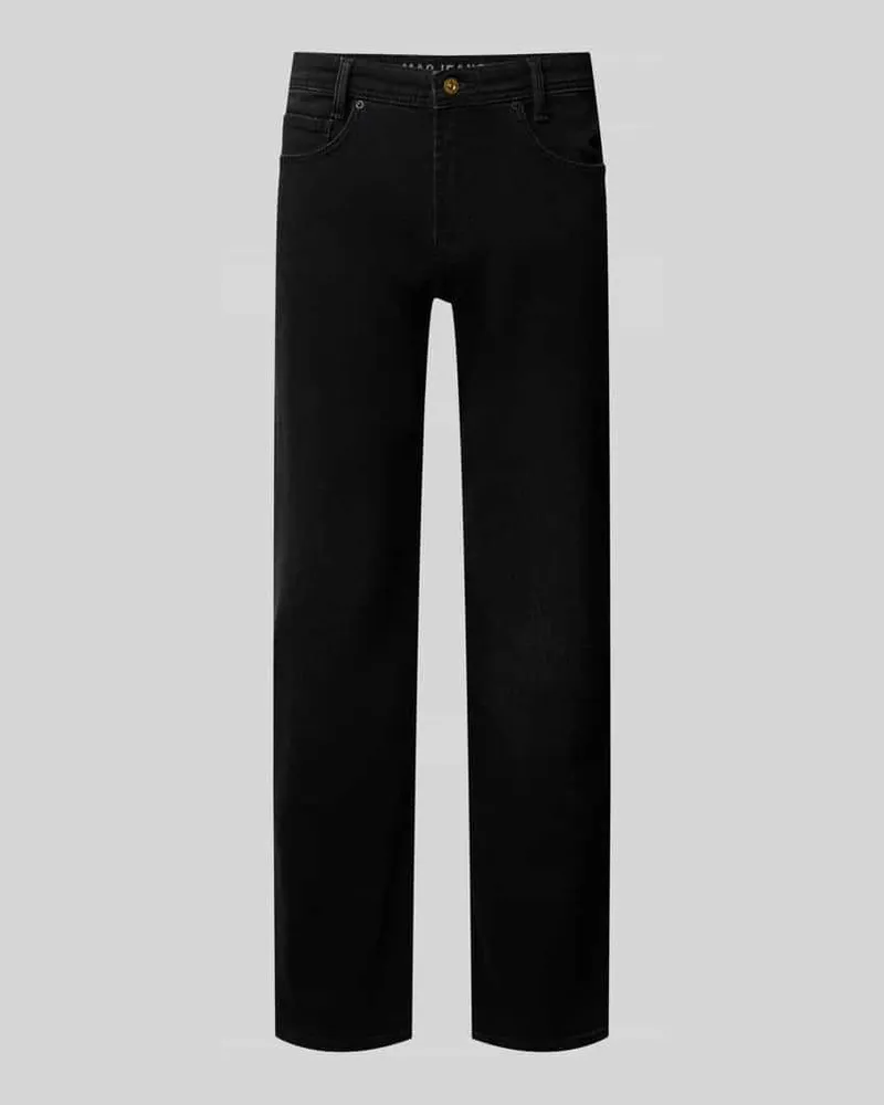 MAC Jeans Modern Fit Jeans aus Baumwoll-Mix Modell 'Arne Anthrazit
