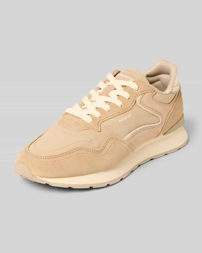 HOFF Sneaker aus Leder-Mix mit Logo-Detail Modell 'City Camel