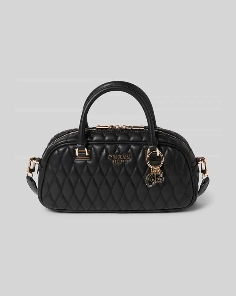 Guess Satchel Bag mit Tragehenkel Modell 'VALLA Black