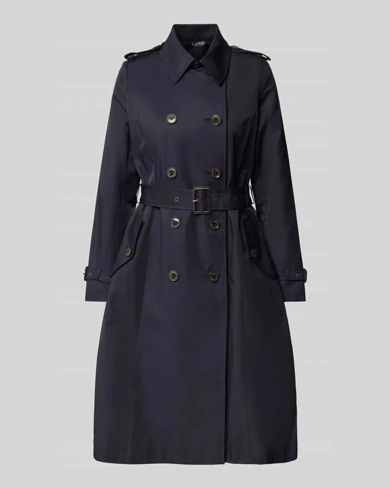 Ralph Lauren Trenchcoat mit Gürtel Marine