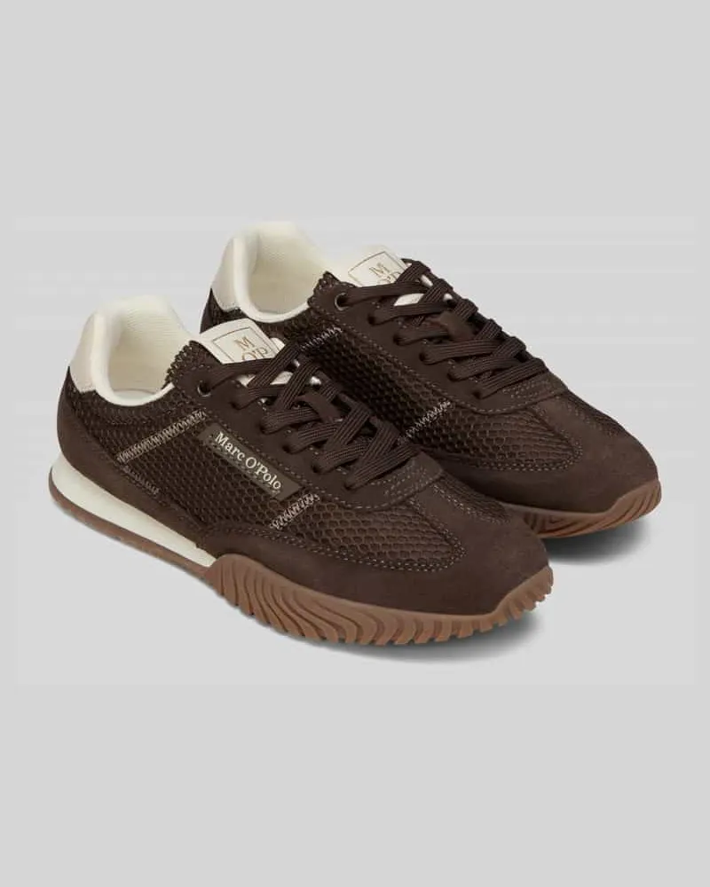 Marc O'Polo Low Top Sneaker Modell 'Gustafina Dunkelbraun