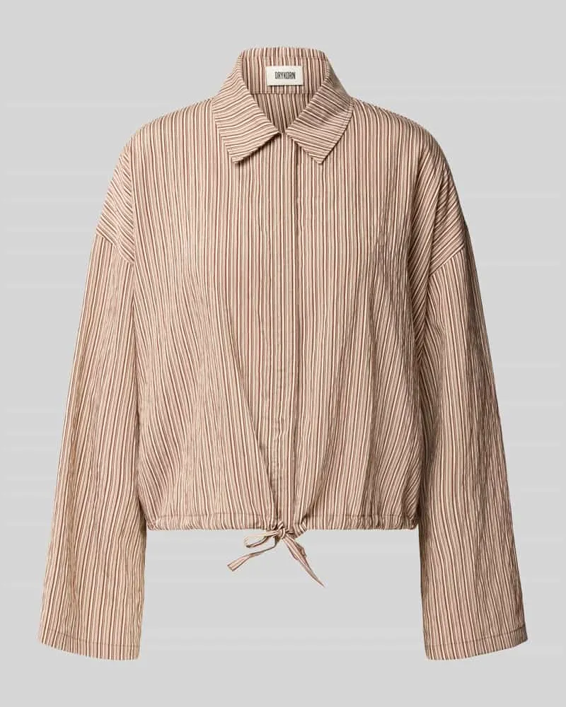 Drykorn Boxy Fit Bluse aus Viskose-Mix Modell 'FIONEL Hazel