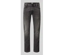 Slim Fit Jeans mit Label-Details