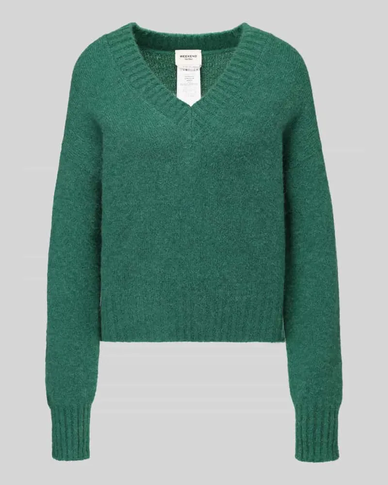 Max Mara Regular Fit Pullover aus Alpaka-Mix Modell 'VISITA Gruen