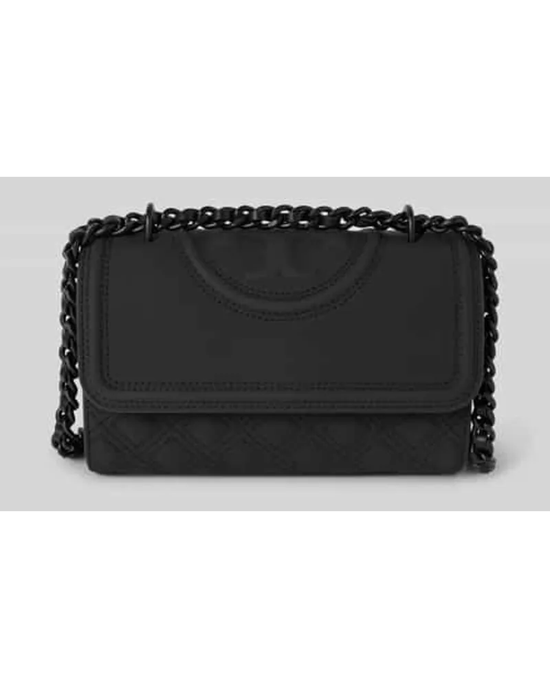 Tory Burch Clutch mit Label-Detail Black