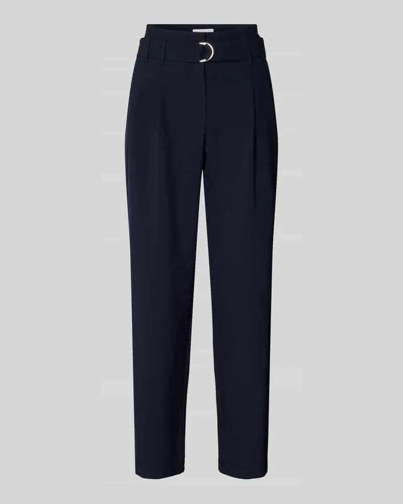 RAFFAELLO ROSSI  Regular Fit Bundfaltenhose mit verkürztem Schnitt Modell 'NICOLE Marine
