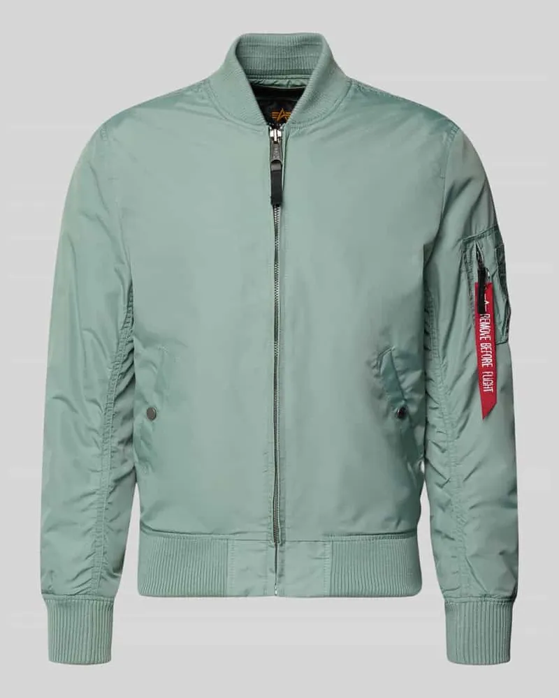 Alpha Industries Regular Fit Jacke mit Stehkragen Lind