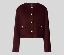 Regular Fit Kurzblazer aus Woll-Mix