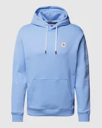 Scotch&Soda Hoodie mit Logo-Badge Ocean