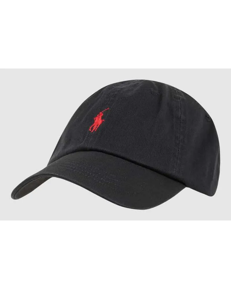 Ralph Lauren Cap mit Label-Stitching Black