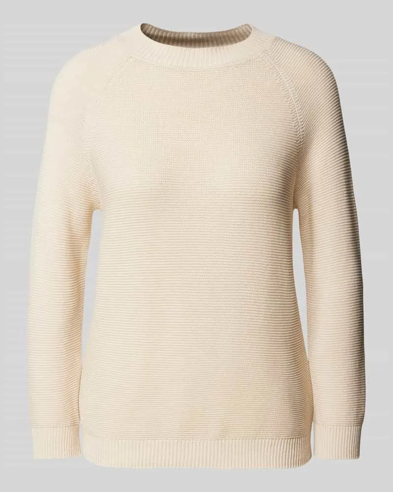 Max Mara Strickpullover mit Raglanärmeln Modell 'LINZ Ecru