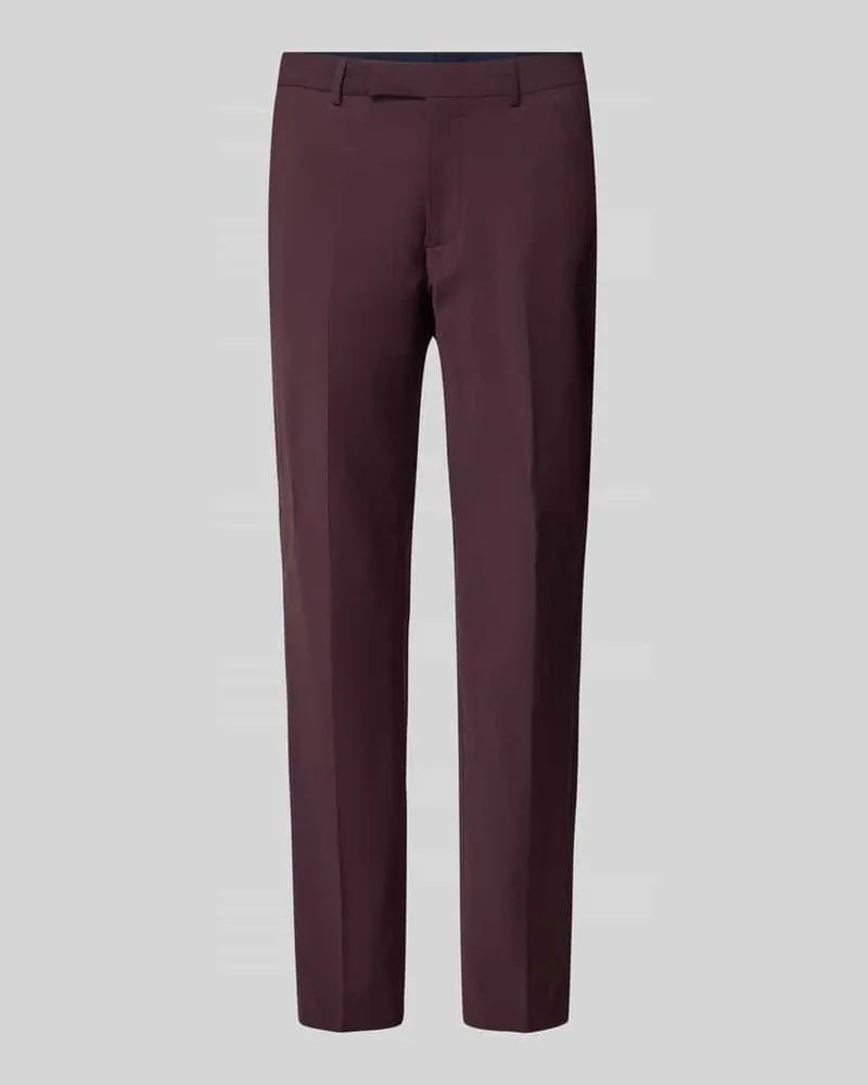 Pierre Cardin Anzughose aus Schurwoll-Mix Modell 'Ryan Bordeaux