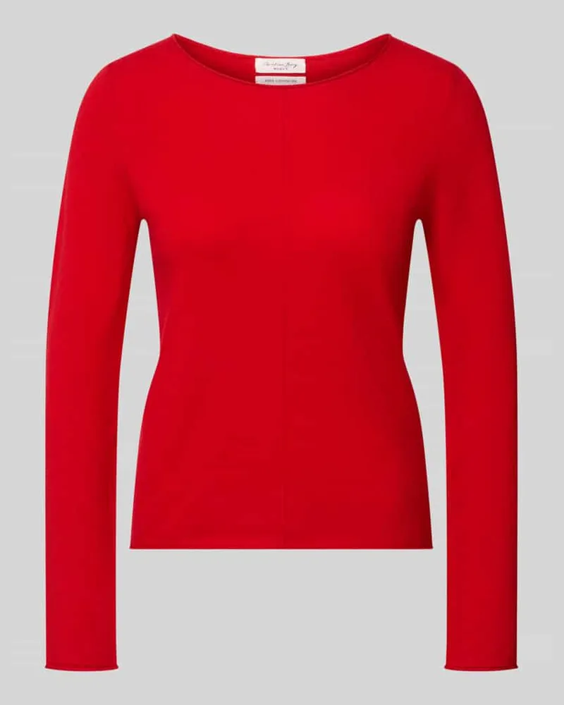 Christian Berg Regular Fit Strickpullover aus reinem Kaschmir Rot