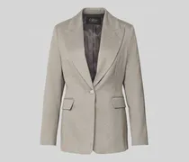Slim Fit Longblazer aus Viskose-Mix
