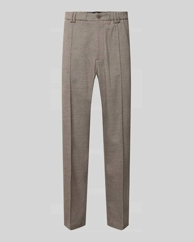 cinque Straight Fit Hose mit Viskose-Anteil Modell 'Luigi Mittelbraun