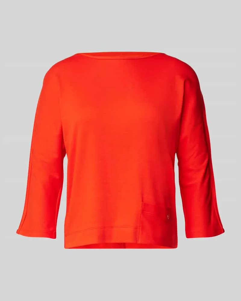 Marc Cain T-Shirt mit 3/4-Arm Rot